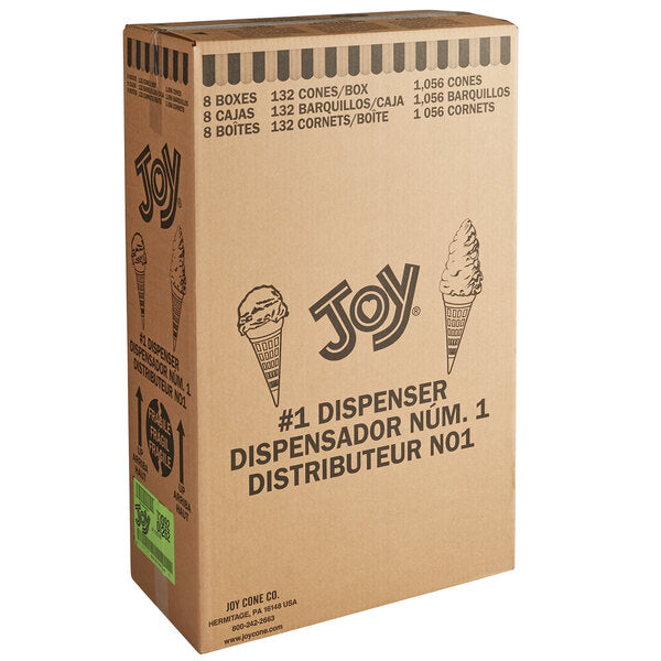 Classic Cone Cake #1 | Pointed Bottom | Joy Cone Co. | 8/132 Pack | 1056 Count Per Case | Cones Distributor Canada-0