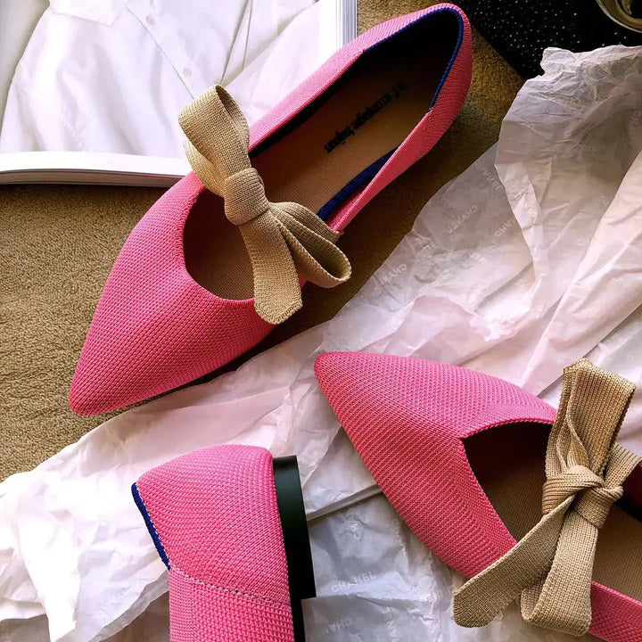 Flat Casual Boat Shoes with Bow Mary Jane Style My Store