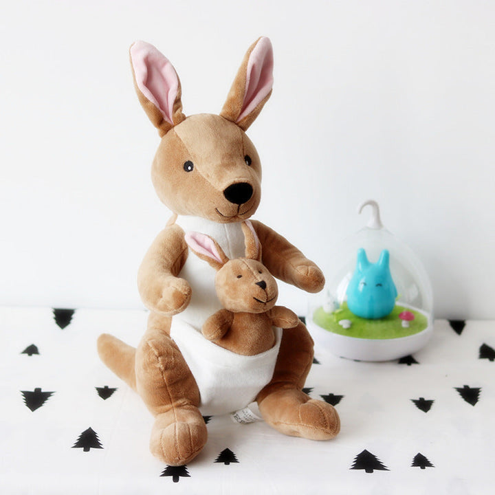 Kangaroo Plush Dolls for Kids: Mother and Child Set-2