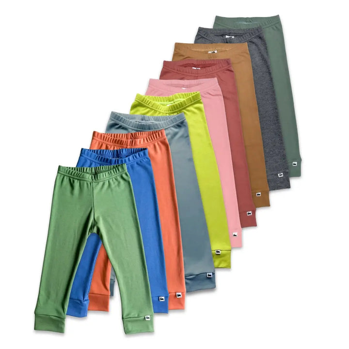 Youth Bamboo Leggings | Solid Colours — Last Call-1