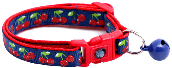 Cherries Breakaway Cat Collar Pugs2Persians