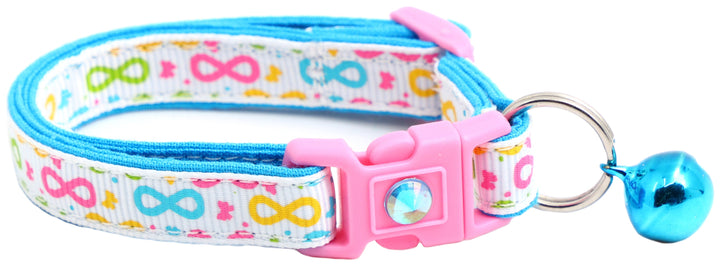 Brightly Colored Bows Cat Collar Pugs2Persians