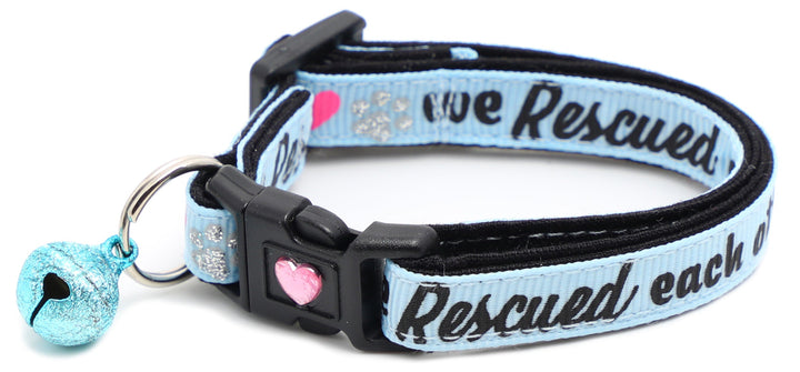 We Rescued Each Other Breakaway Cat Collar Pugs2Persians