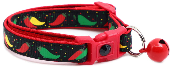 Spicy Peppers Breakaway Cat Collar Pugs2Persians