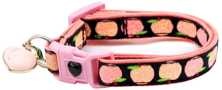 Peach Breakaway Cat Collar Pugs2Persians