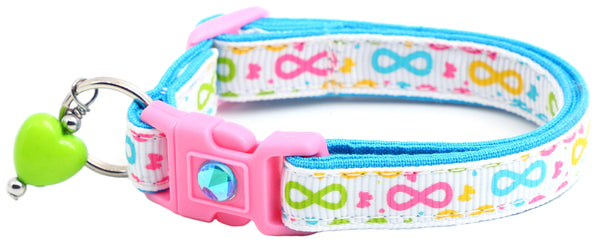Brightly Colored Bows Cat Collar Pugs2Persians