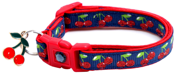 Cherries Breakaway Cat Collar Pugs2Persians