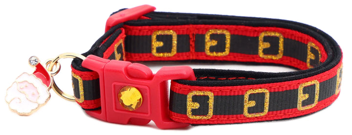 Here Comes Santa Claus Breakaway Cat Collar Pugs2Persians