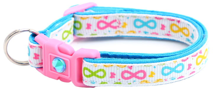 Brightly Colored Bows Cat Collar Pugs2Persians
