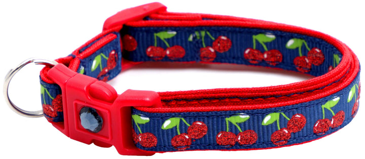 Cherries Breakaway Cat Collar Pugs2Persians