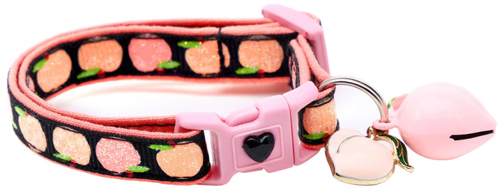 Peach Breakaway Cat Collar Pugs2Persians