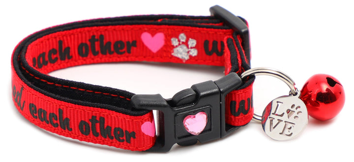 We Rescued Each Other Breakaway Cat Collar Pugs2Persians