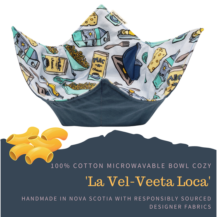 100% Cotton Microwavable Bowl Cozy - La Vel-Veeta Loca-0