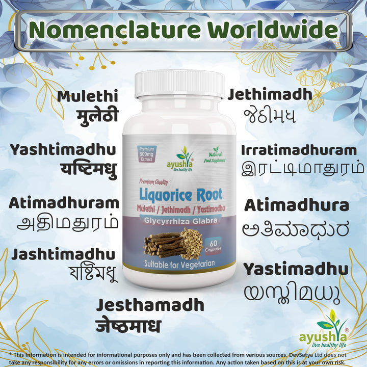 Liquorice Root Capsule (Yastimadhu - Mulethi - Jethimadh)-3