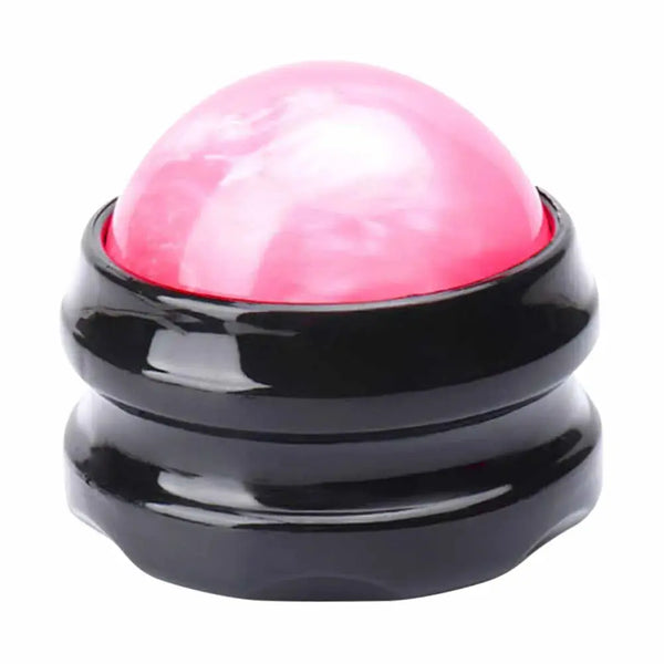 Manual Massage Roller Ball Full Body Therapy Tool Pink-0