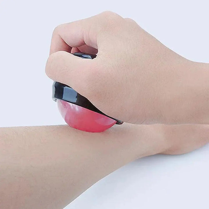 Manual Massage Roller Ball Full Body Therapy Tool Pink-2