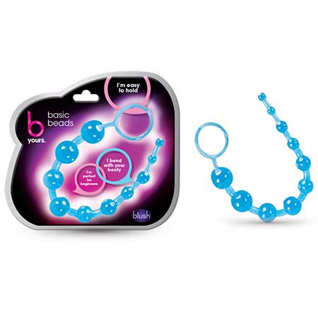 B Yours Basic Beads 12.75 in. Blue-0