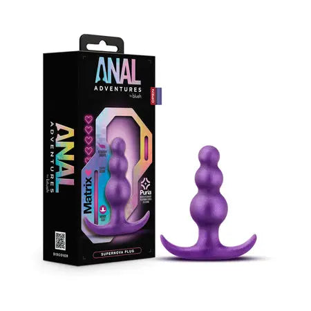 Anal Adventures Matrix Supernova Plug Galactic Purple-0