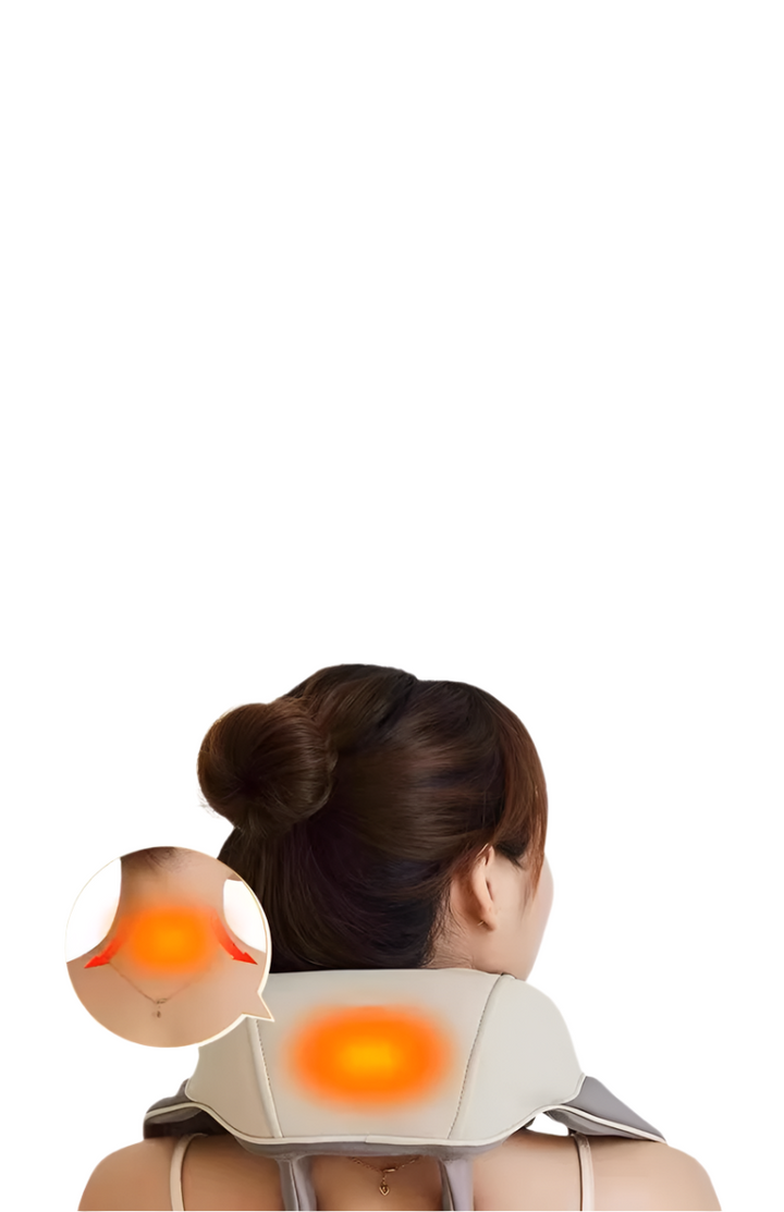 Rechargeable Cervical Massager - Off-White-1