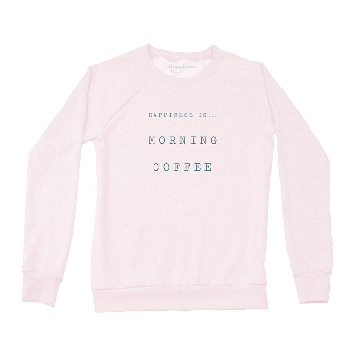 Women's Coffee Crew Sweatshirt, Ballet Pink Coffee