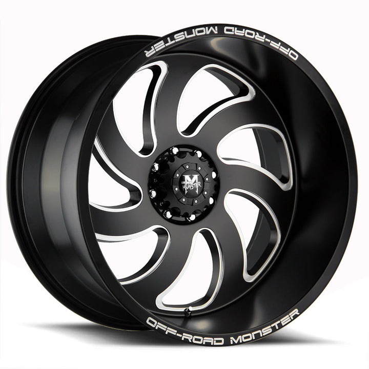 M07 Flat Black Milled Off Road Monster