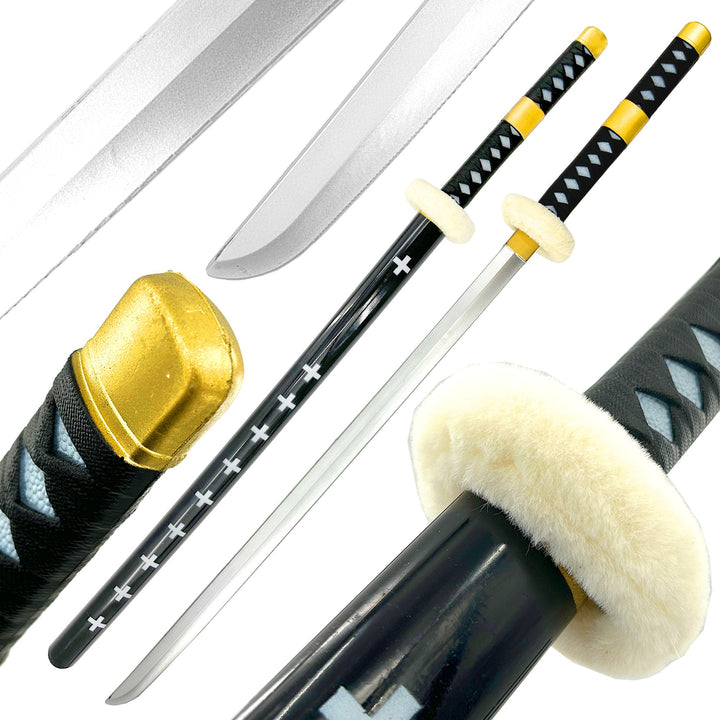 One Piece Trafalgar Law Kikoku Katana Foam Sword With Scabbard-0