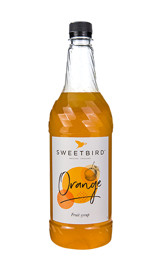 Sweetbird Syrup - Orange - 6 x 1 L Case - Vegan - Canadian Distribution-0