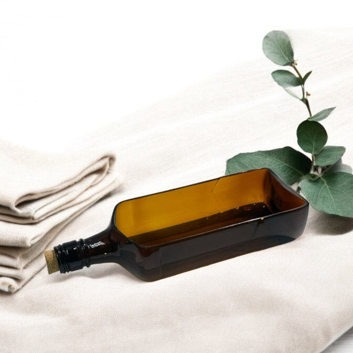 Ballantine Bottle Glass Platters-1