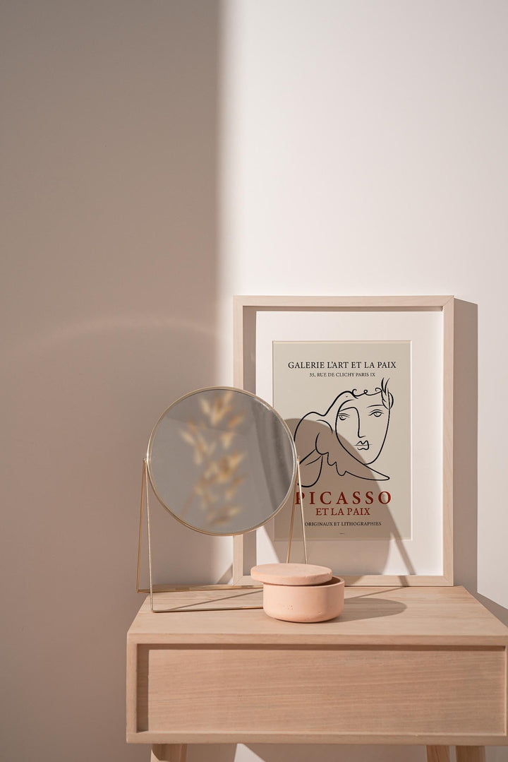 Picasso Man and Dove Poster-2