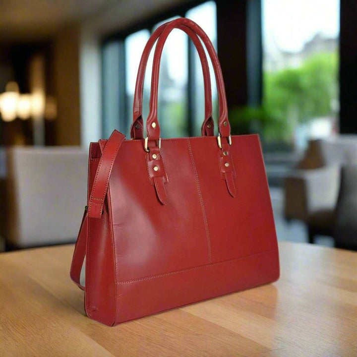 The Signature 17" Bag, Red-1