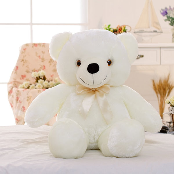 32-50cm Luminous Creative Light Up LED Teddy Bear Stuffed Animals Plush Toy Colorful Glowing Teddy Bear Christmas Gift for Kid-4