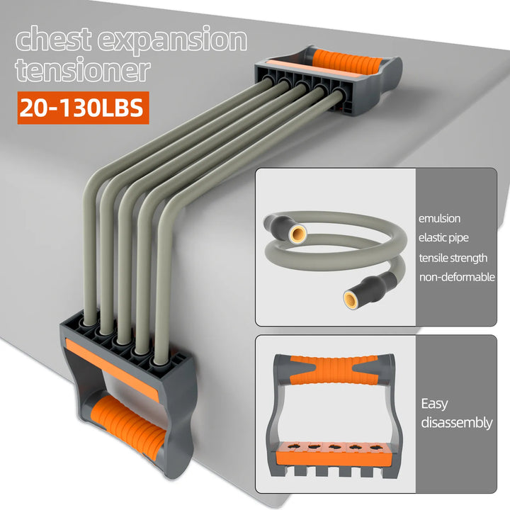 5 Ropes Adjustable Chest Expander-4