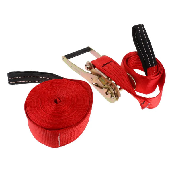 36 ft Outdoor Fitness Slack Line with Ratchet Tensioner-0