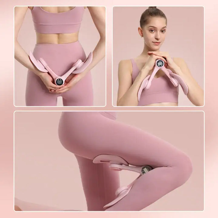 Smart Counting Pelvic Muscle Thigh Exerciser Pink-3