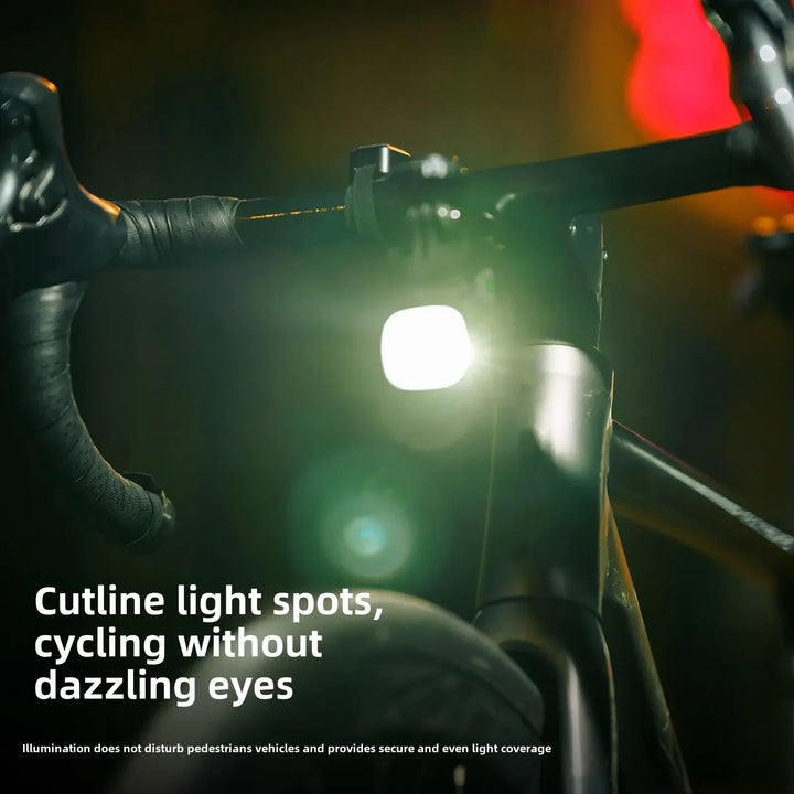 1000 Lumen USB Rechargeable Front Bike Light 5000mAh Set 2 Black-4