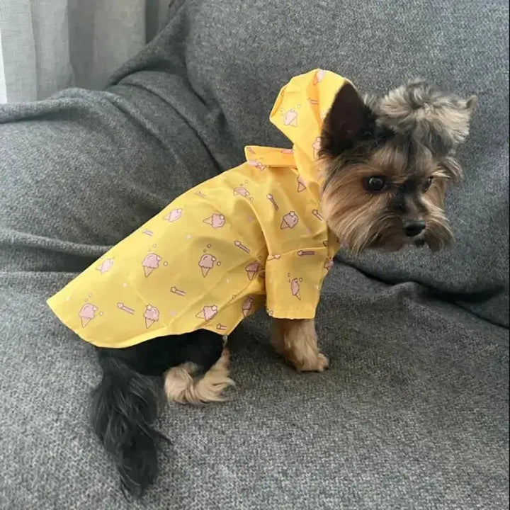 Dog Raincoat Summer Fashion Short Sleeve Dog Waterproof Clothes Puppy Coat Dog Raincoat Outdoor Coat Bichon Schnauzer Welsh Dropshipman