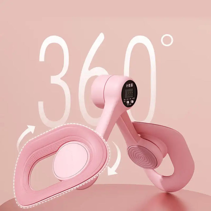 Smart Counting Pelvic Muscle Thigh Exerciser Pink-2