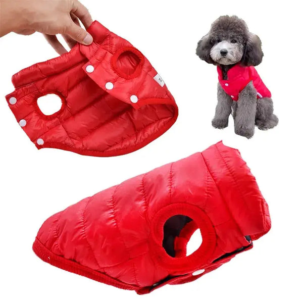 Small Dogs Clothes Winter Warm Pet Vest Puppy Coat for Chihuahua French Bulldog Outfit Yorkies Jacket Dog Accessories Ropa Perro Dropshipman