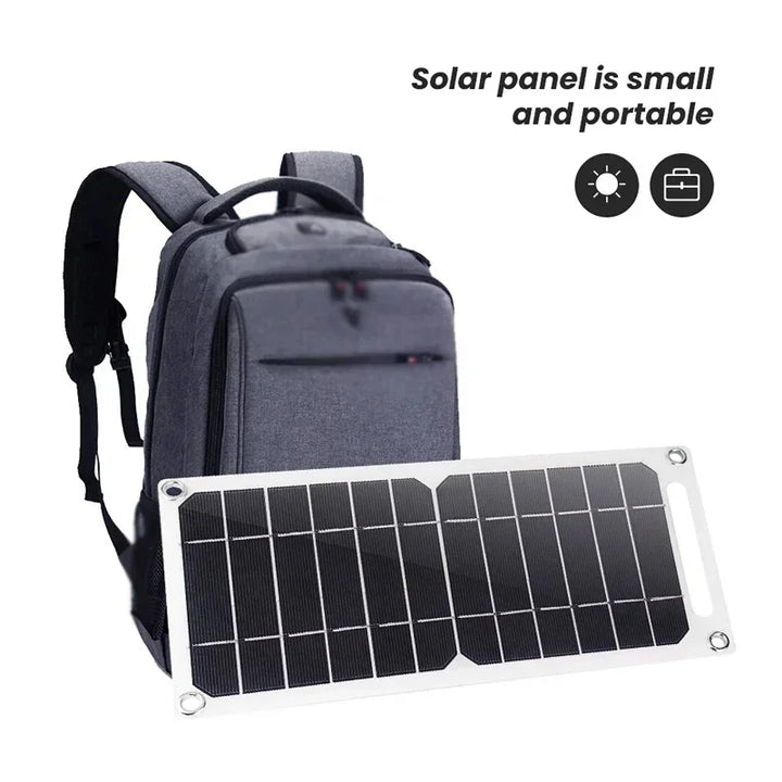 35W SunPower Portable Solar Panel – 5V USB Solar Charger with Safe Stabilized Output for Phones, Power Banks, Outdoor Camping, Home, RV, and Travel – Lightweight & Foldable – Ideal Gift-3