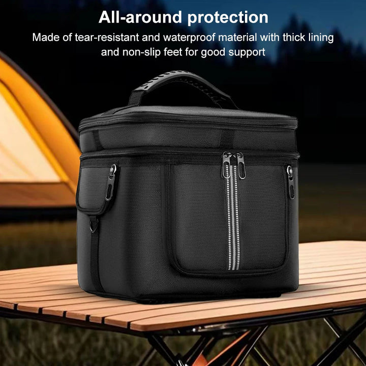 Portable Power Station Bag Waterproof Protective Case with Shoulder Strap & Handle for Ecoflow River 2 Pro & Ecoflow River 2 Max-2