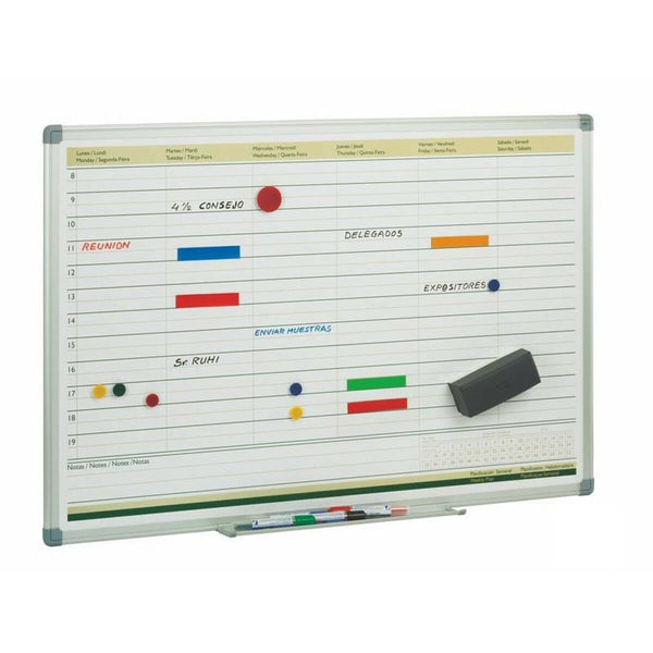 Board Faibo 60 x 90 cm Weekly Planner White-0