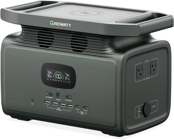 Infinity 1200 Portable Power Station – 1800W Solar Generator, 1280Wh LiFePO4 Battery, 14 Outlets for Home & Outdoor Backup (43 lbs)-0