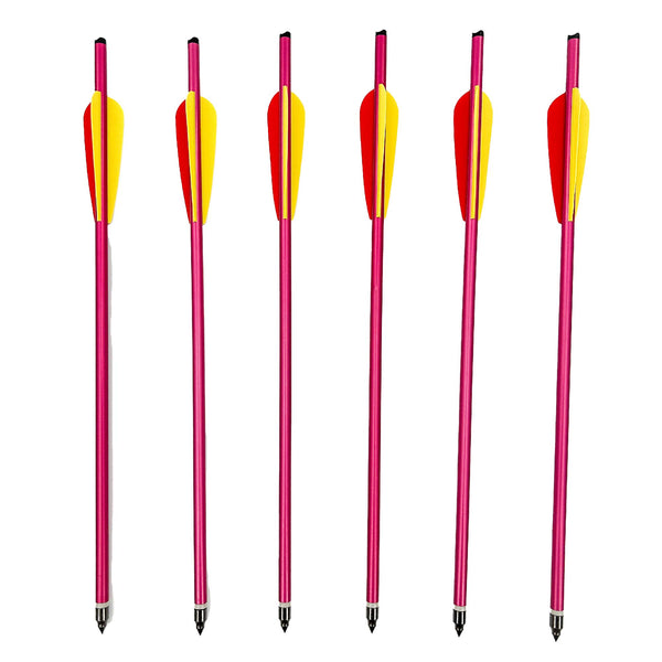 Survival Arrow Equipment Aluminum Red 16 Inch Set of Six-0