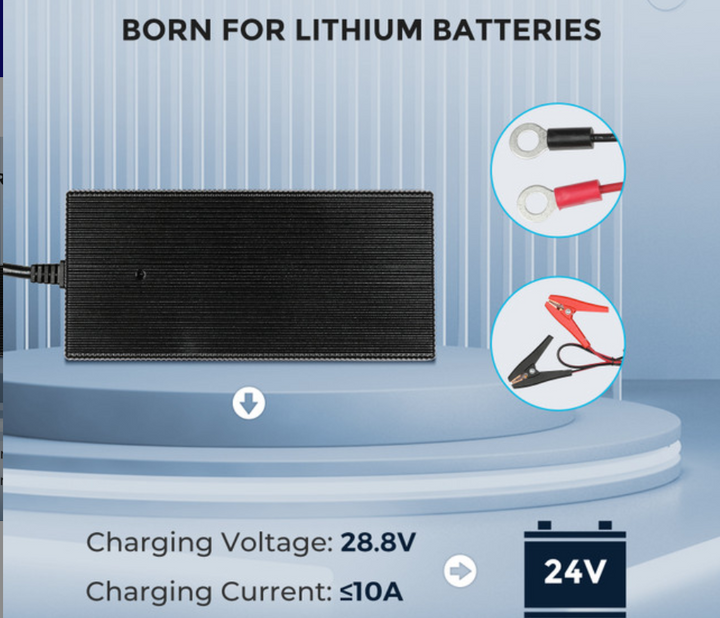 24V 10A AC-to-DC LFP Portable Battery Charger-1