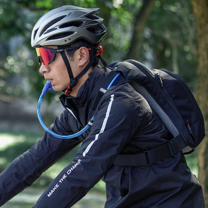 10L Ultralight Cycling Backpack with Hydration Water Bag Black-1