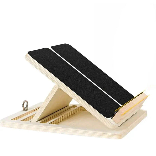 Adjustable Wooden Slant Board for Stretching-0