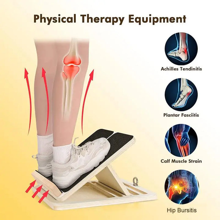 Adjustable Wooden Slant Board for Stretching-1