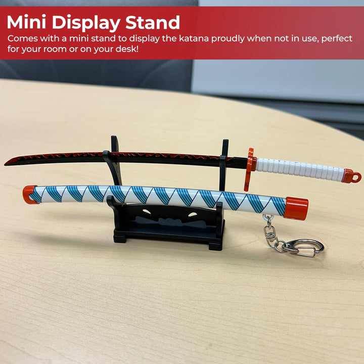 Spring Action Popup Mini Katana Keychain Rengoku Katana Edition-4