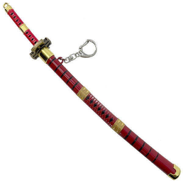 Spring Action Popup Mini Katana Keychain Zoro Sandai Kitetsu Edition-0