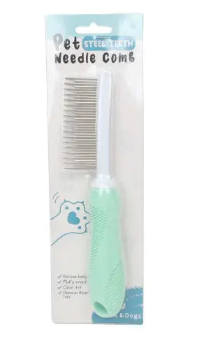 Pet Grooming Needle Comb for Cleaning Fur (Single Piece) My Store
